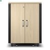 AR4017IA Wyciszona meblowa szafa serwerowa - APC NetShelter Soundproof, 17U, 230V, Klon, 1002 x 750 x 1134 mm